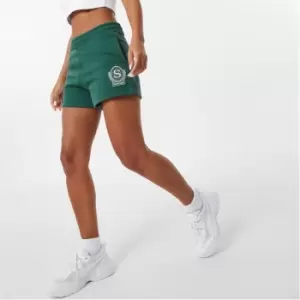 Image of Slazenger Sofia Richie Vintage Fleece Shorts - Green