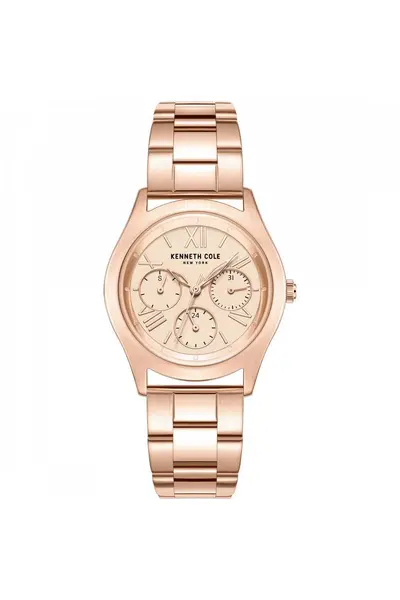Image of Kenneth Cole Stainless Steel Fashion Analogue Watch - Kcwlk2126304 Rose