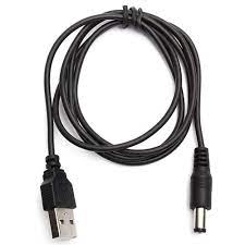 Image of Maplin USB to DC Power Supply Adapter Cable Output 5V 2.1mm x 5.5mm - 1m