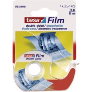 Image of Tesa 57912 Double Sided Tape 12mm x 7.5m & Dispenser