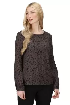 Image of Woven 'Hadria' Cuffed Sleeve Blouse