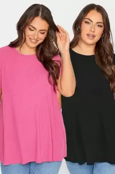 Image of 2 Pack Ribbed T-Shirts