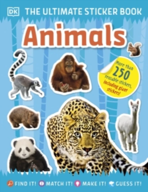 Image of Ultimate Sticker Book Animals Paperback / softback