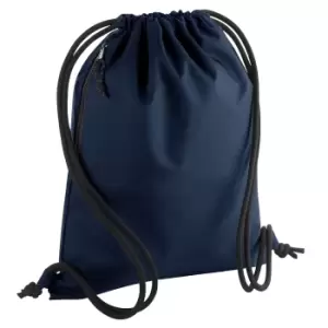 Image of Bagbase Recycled Drawstring Bag (One Size) (Navy Blue)