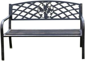 Image of Greenhurst Coalbrookdale Garden Bench Bronze