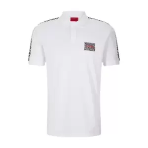 Image of Hugo Daplin Polo Shirt - White
