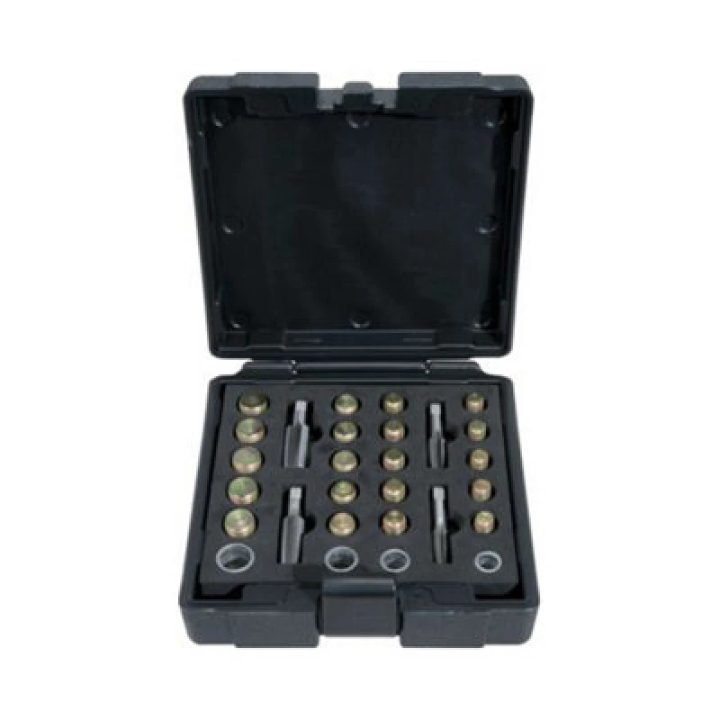 Image of KS TOOLS 150.1450 Repair Kit, oil drain plug thread Number of tools: 64 Chrome Vanadium Steel Repair Kit,oil drain plug thread (4545)