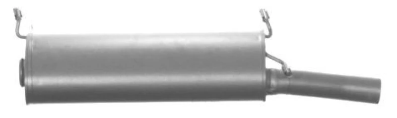 Image of IZAWIT 28.091 Rear silencer Rear End Silencer (3437)