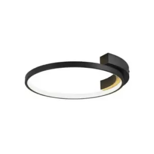 Image of Larissa Lighting - Larissa Kavala LED Ceiling Light 25W 3000K Aluminum, Silicon Sandy Black