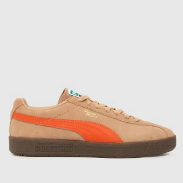 Image of PUMA Womens Delphin Trainers UK 12 (EU 47) - Beige Multi
