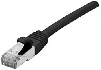 Image of Patch Cord RJ45 CAT.6 F/UTP LSZH Snagless Black - 2m Full Copper