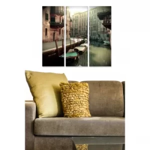 Image of MDF2343113 Multicolor Decorative MDF Painting (3 Pieces)