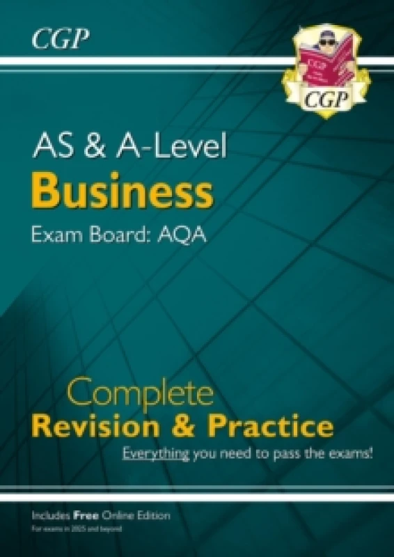 Image of A-Level & AS Business: AQA Complete Revision & Practice (with Online Edition) Multiple-component retail product, part(s) enclose