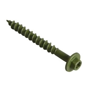 Image of ForgeFix Torxfast Hex Head Timber Fixing Screws Green 65mm Box 50
