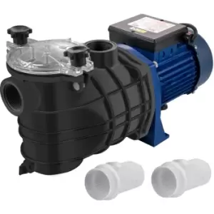 Image of VEVOR 1 HP Pool Pump, 18000 L/h 750W Pool Pump In/Ground Swimming Pool Pump with Strainer Basket Pool Pump Motor for Clean Swimming Pool Water 1.97"