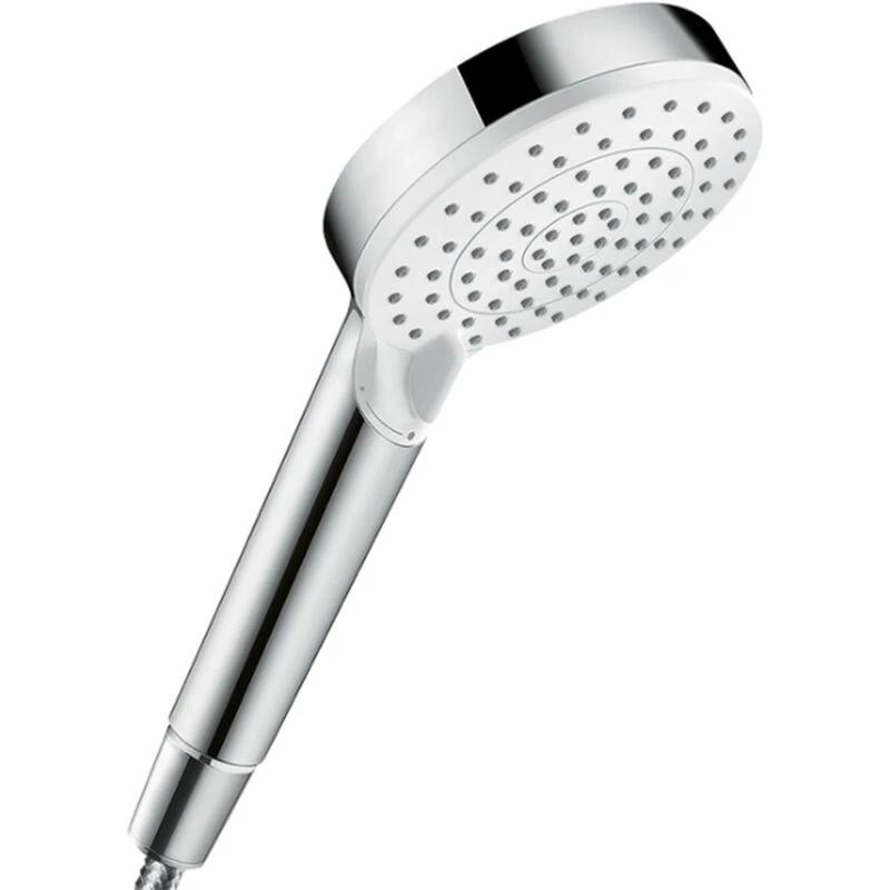 Image of Hansgrohe 26332400 Crometta Hand shower 100 Vario EcoSmart - White/Chrome - Hansgrohe 112730