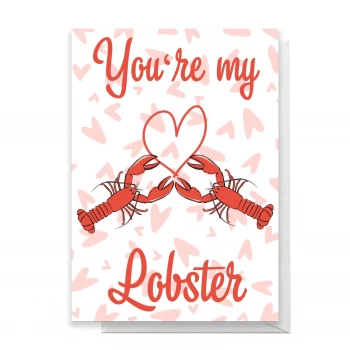 Image of Friends Valentine's Lobster Greetings Card - Large Card