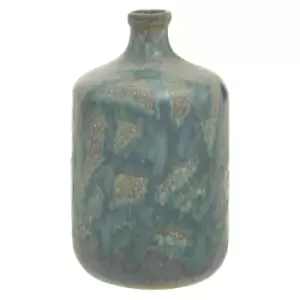 Image of Interiors By Ph Green Reactive Glaze Bottle Vase