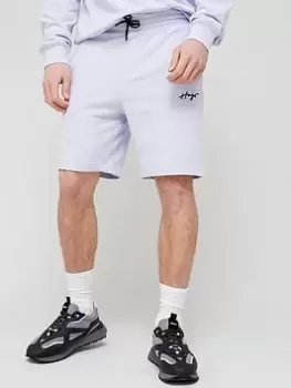Image of HUGO Dampinas Jersey Shorts - Light Purple , Light Purple, Size S, Men