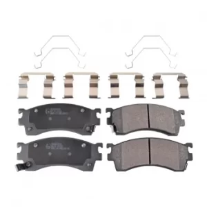 Image of Brake Pad set ADM54250 by Blue Print Front Axle