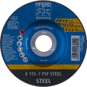 Image of Grinding Wheel E 115-7 PSF Steel