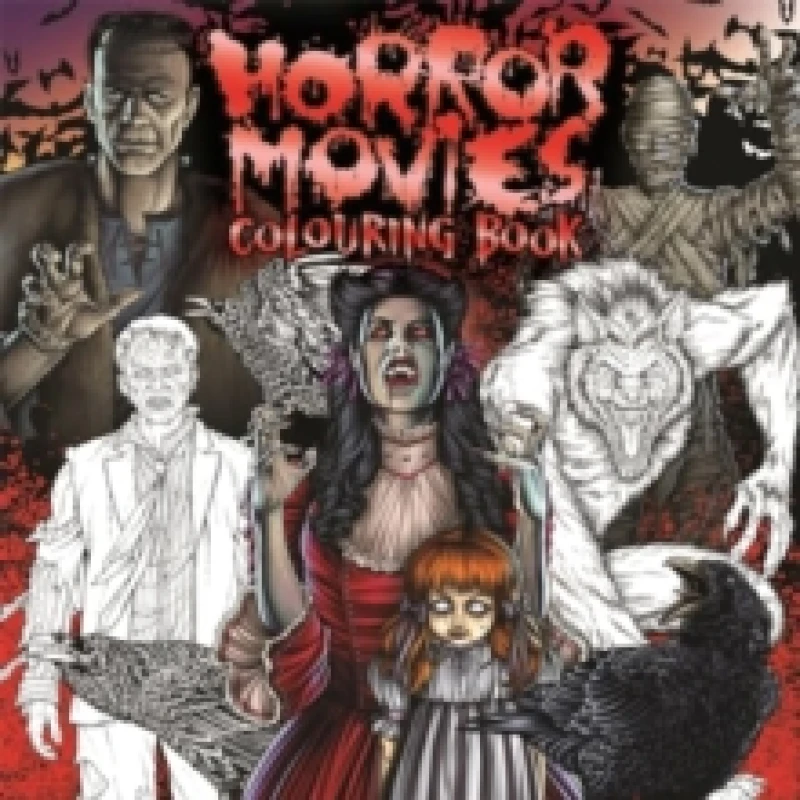 Image of Horror Movies Colouring Book Paperback / softback