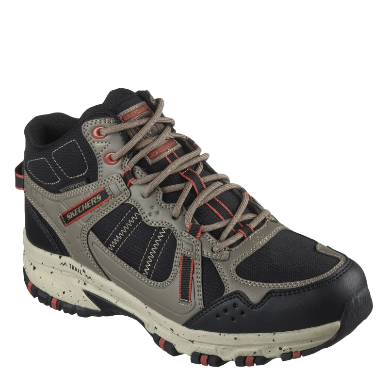 Image of Skechers Hillcrest Rugged Boots Mens Natural/Black male 6 (39.5)