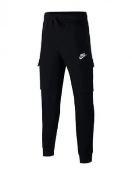 Image of Nike Older Boys Club Cargo Pant - Black