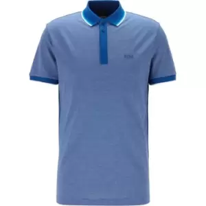 Image of Boss Boss Paddy Short Sleeve Polo Shirt Mens - Blue