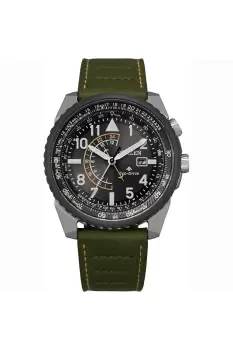 Image of Plated Stainless Steel Classic Eco-Drive Watch - Bj7138-04E