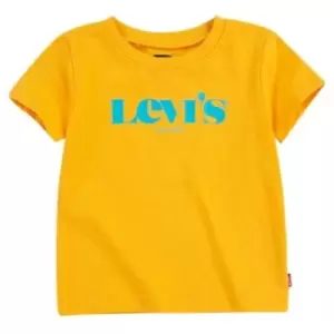 Image of Levis Short Sleeve Graphic T Shirt - Yellow