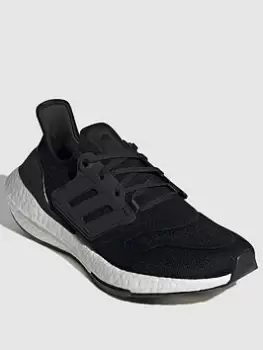 Image of adidas Ultraboost 22, Black/White, Size 3.5, Women