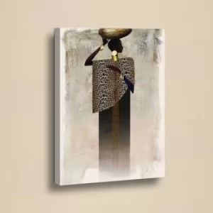 Image of CHNE218 Cream Brown Grey White Green Decorative PU Leather Painting