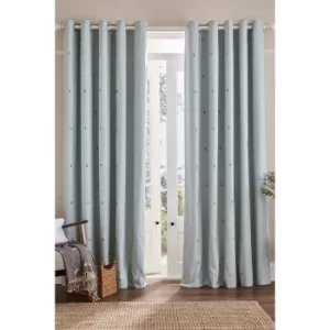 Image of Sophie Allport Bee Blackout Cotton Eyelet Curtains