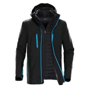 Image of Stormtech Mens Matrix System Jacket (L) (Black/Electric Blue)