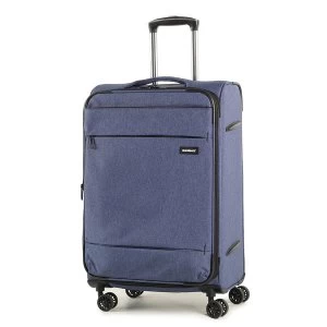 Image of Members by Rock Luggage Beaufort Medium Suitcase - Navy