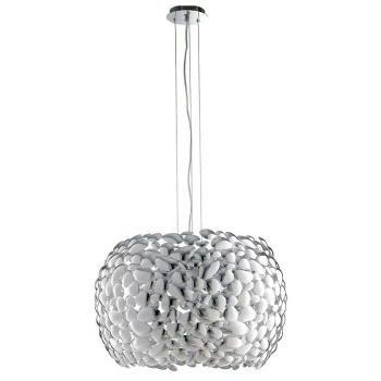 Image of Fan Europe Lighting - Fan Europe DIONISO 5 Light Pendant Ceiling Light Chrome 65x40.5cm
