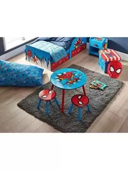 Image of Spiderman Toddler Table and 2 Stool Set, Blue