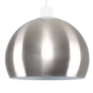 Image of Mini Arco Brushed Chrome Pendant Shade