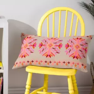 Image of Kalina Cushion Pink / 35 x 60cm / Polyester Filled