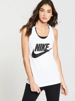 Image of Nike Sportswear Essential HBR Tank Top White Size L Women
