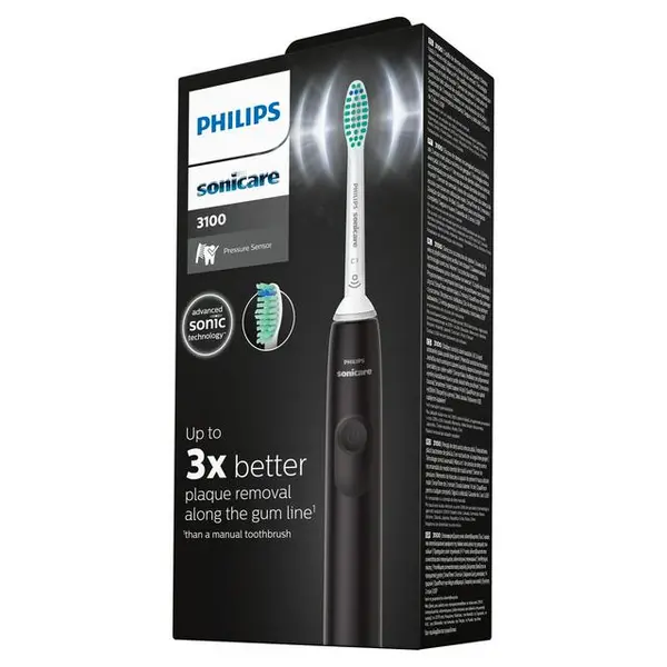 Image of Philips Sonic HX6232/72 Daily 3300 Black Toothbrush