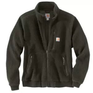 Image of Carhartt Mens Relaxed Fit Sherpa Fleece Jacket M - Chest 38-40' (97-102cm)