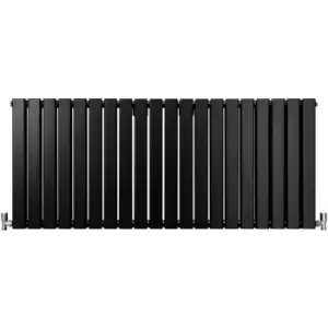 Image of Monster Shop - Designer Radiators 60 x 140cm Flat Panel Modern Central Heating - Black