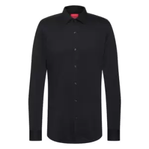 Image of Hugo Kenno Longsleeve Shirt - Black