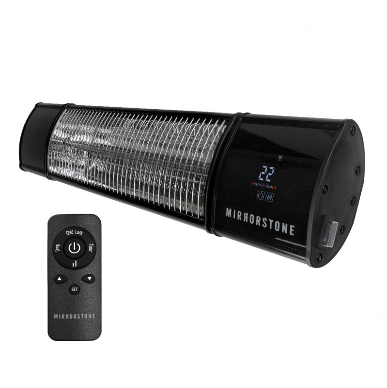 Image of Mirrorstone Mirrorstone Athena 2.4kW Remote Controllable WiFi Infrared Bar Heater MS-ATH-24W