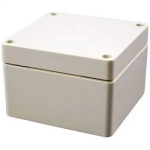 Image of Hammond Electronics 1591MFLGY 1591MFLGY Universal enclosure 85 x 56 x 25 Acrylonitrile butadiene styrene Grey-white (RAL 7035)