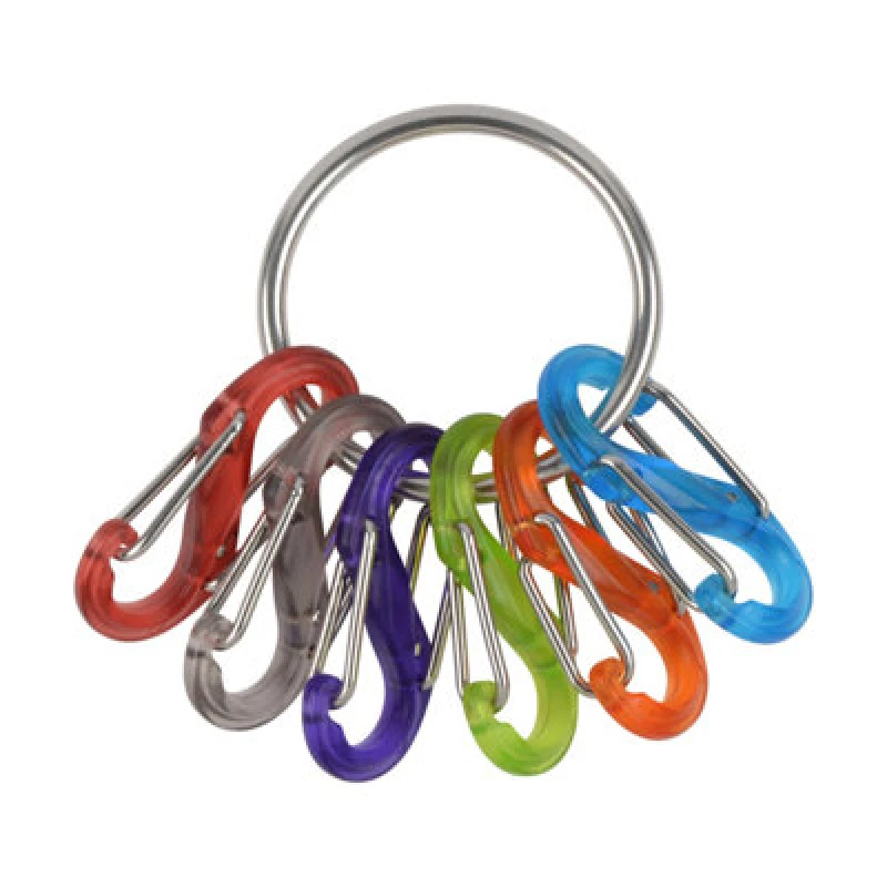 Image of Nite Ize Plastic Keyring Dual Carabiner