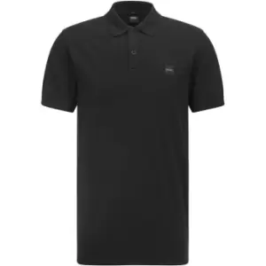 Image of Boss Prime Short Sleeve Polo Shirt - Black