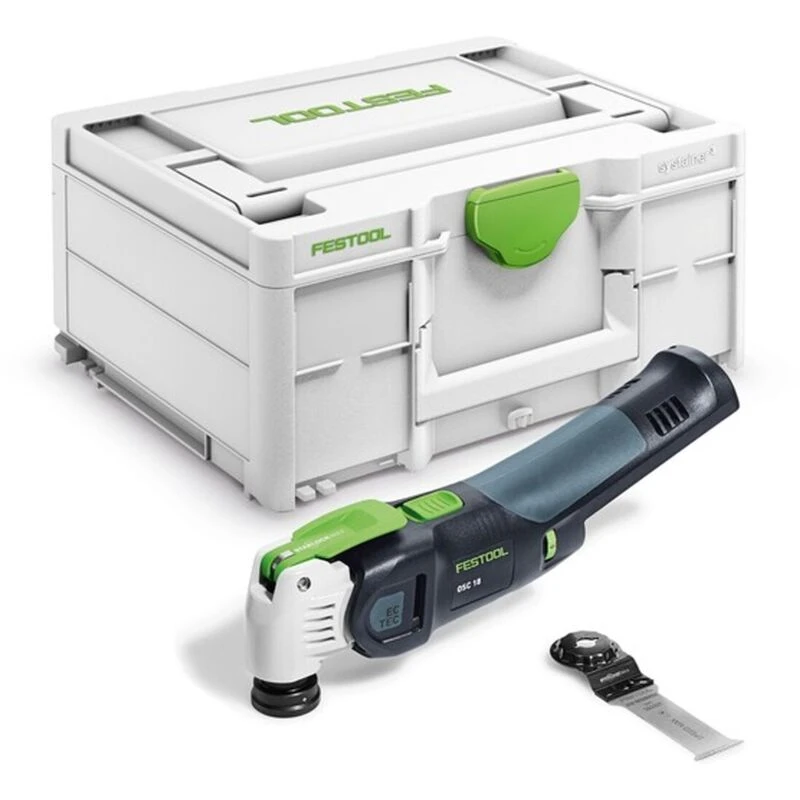 Image of Festool VECTURO OSC 18 18v Cordless Brushless Starlock Max Oscillating Multi Tool VECTURO OSC 18 Batteries: No Batteries